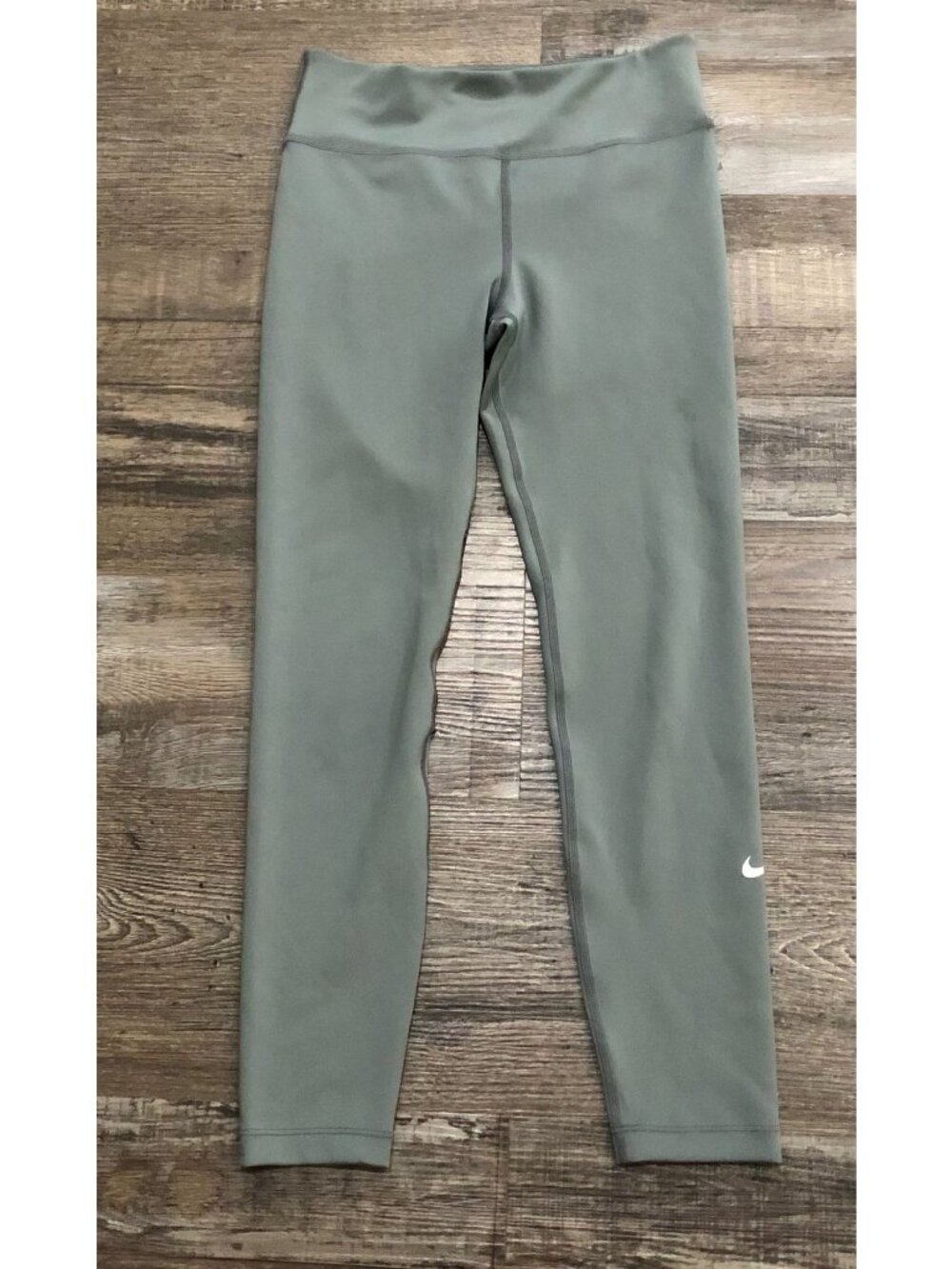 Nike Dri Fit Womens Small Gray Cropped Athletic Leggings